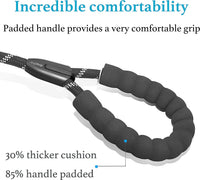 Durable Slip Lead Dog Leash, 1/2" X 4 FT, Black